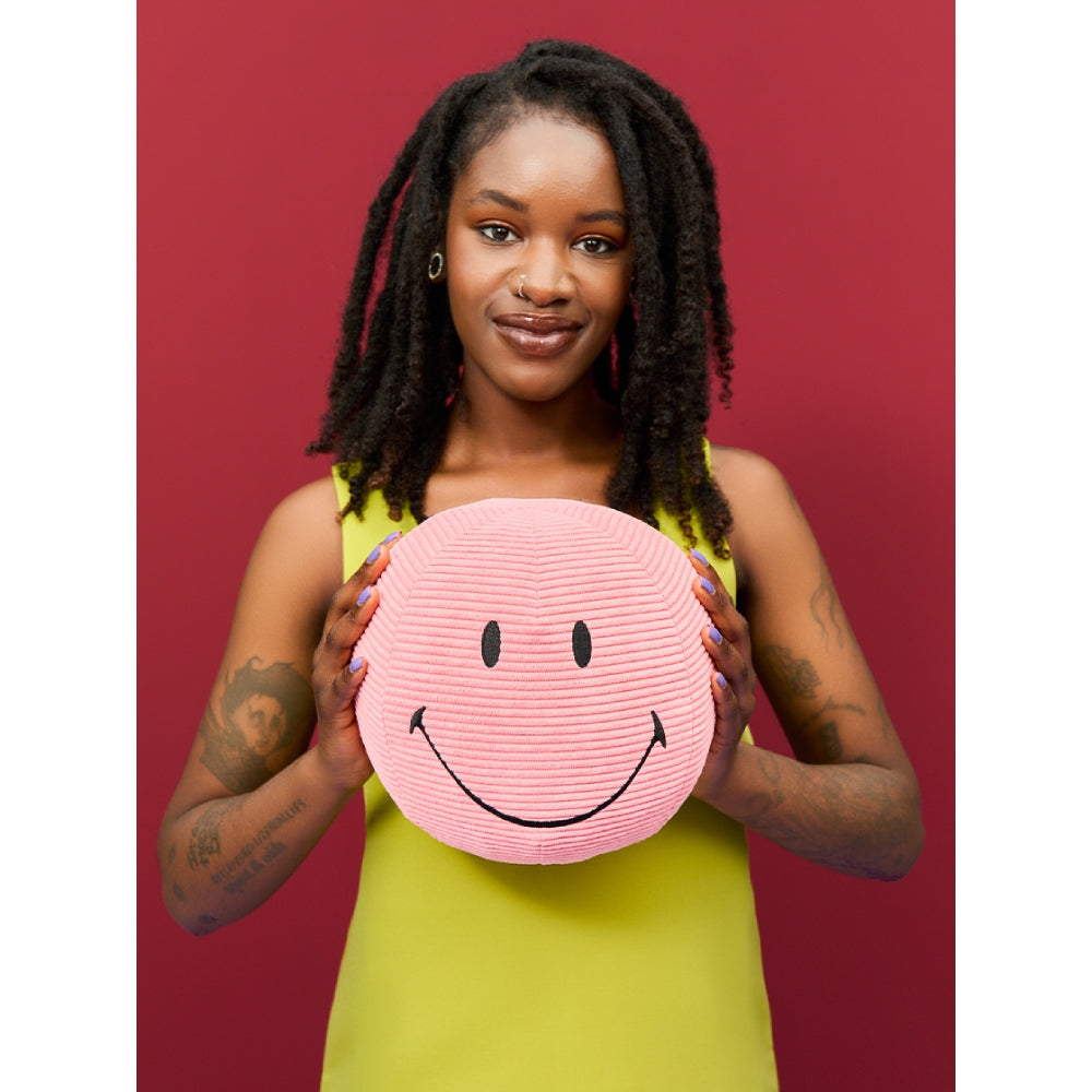 Smiley ECO Corduroy Bubblegum Pink 23cm