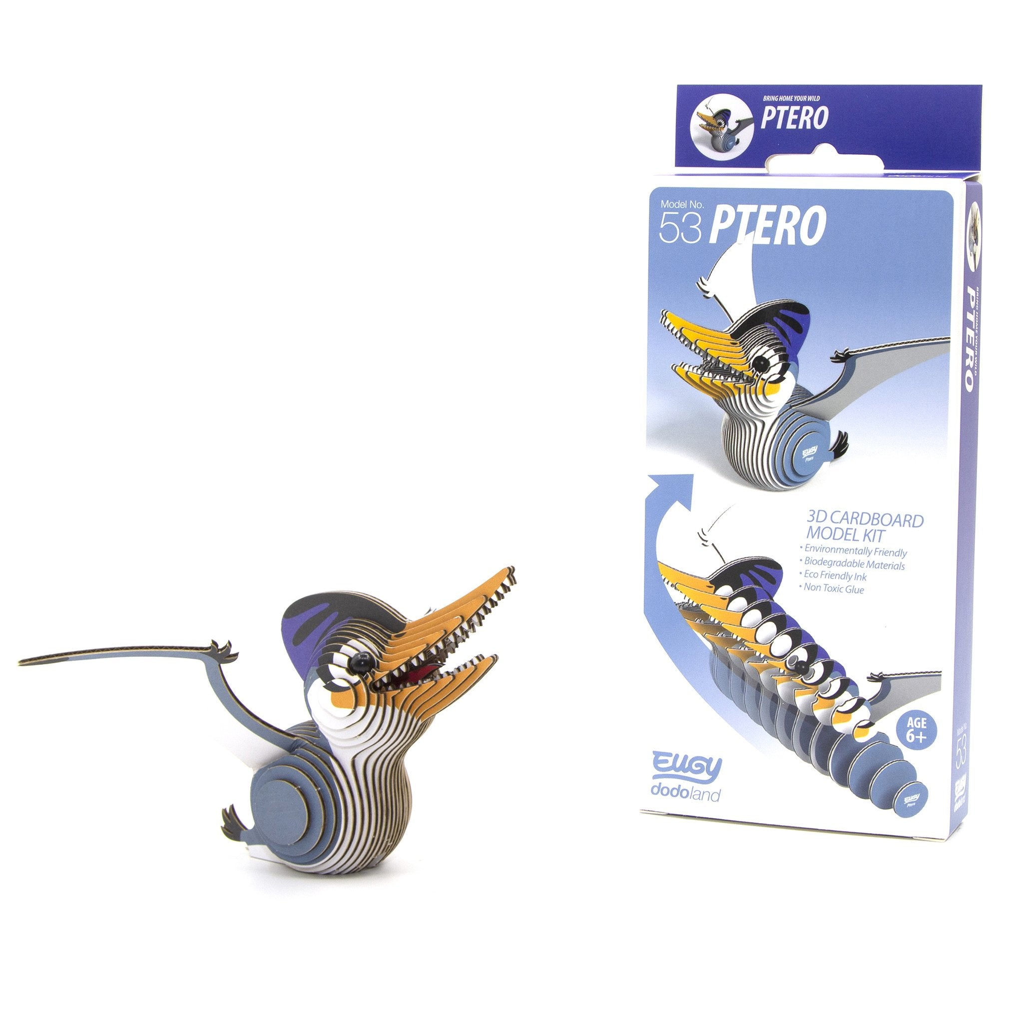 Eugy Dodoland Prehistoric Dinosaur Ptero 3D Puzzle