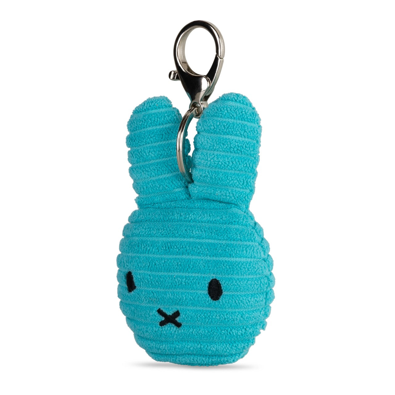 Miffy Flat Keychain ECO Corduroy Teal 10cm