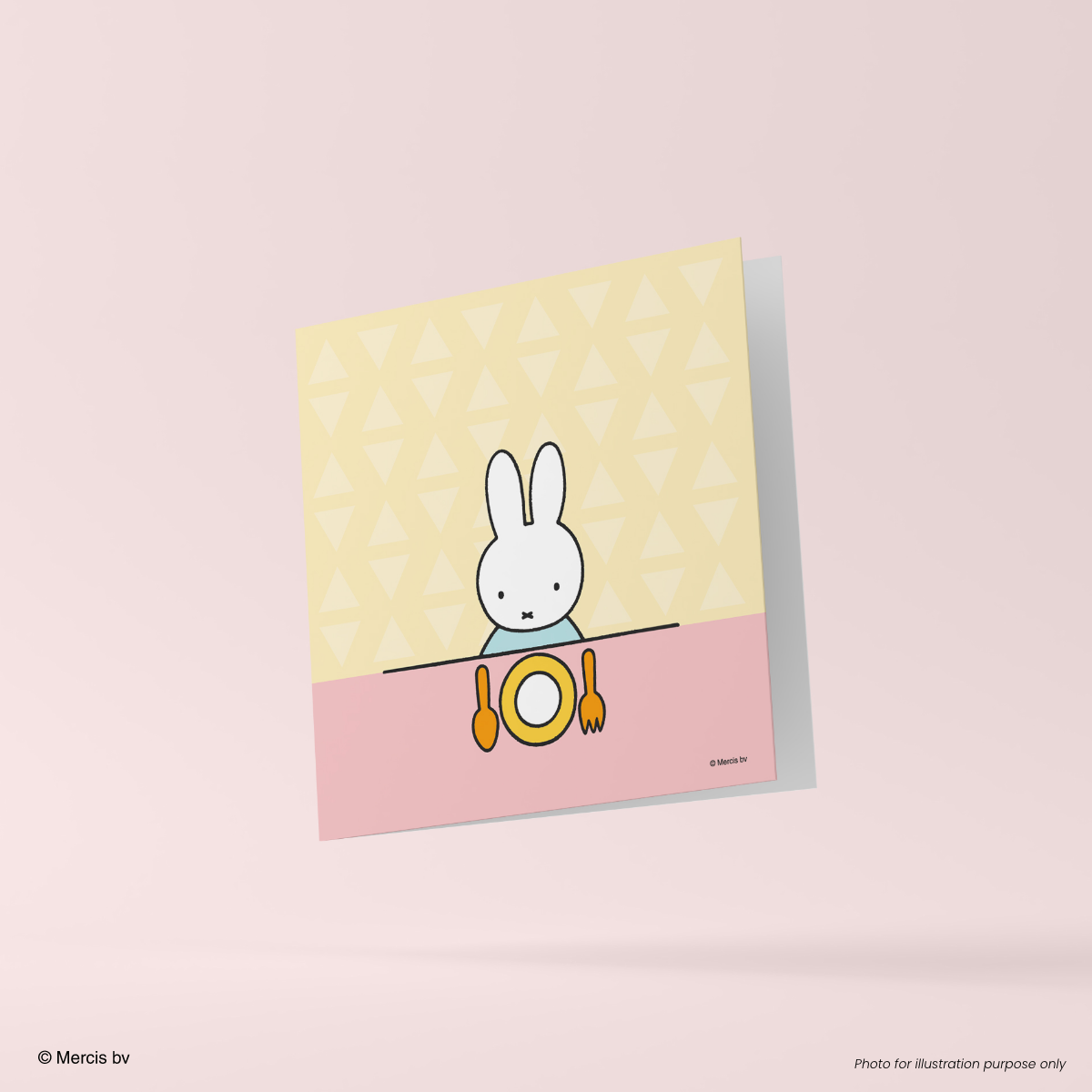 Miffy 70th Greeting Card Tasty Treats 11cm
