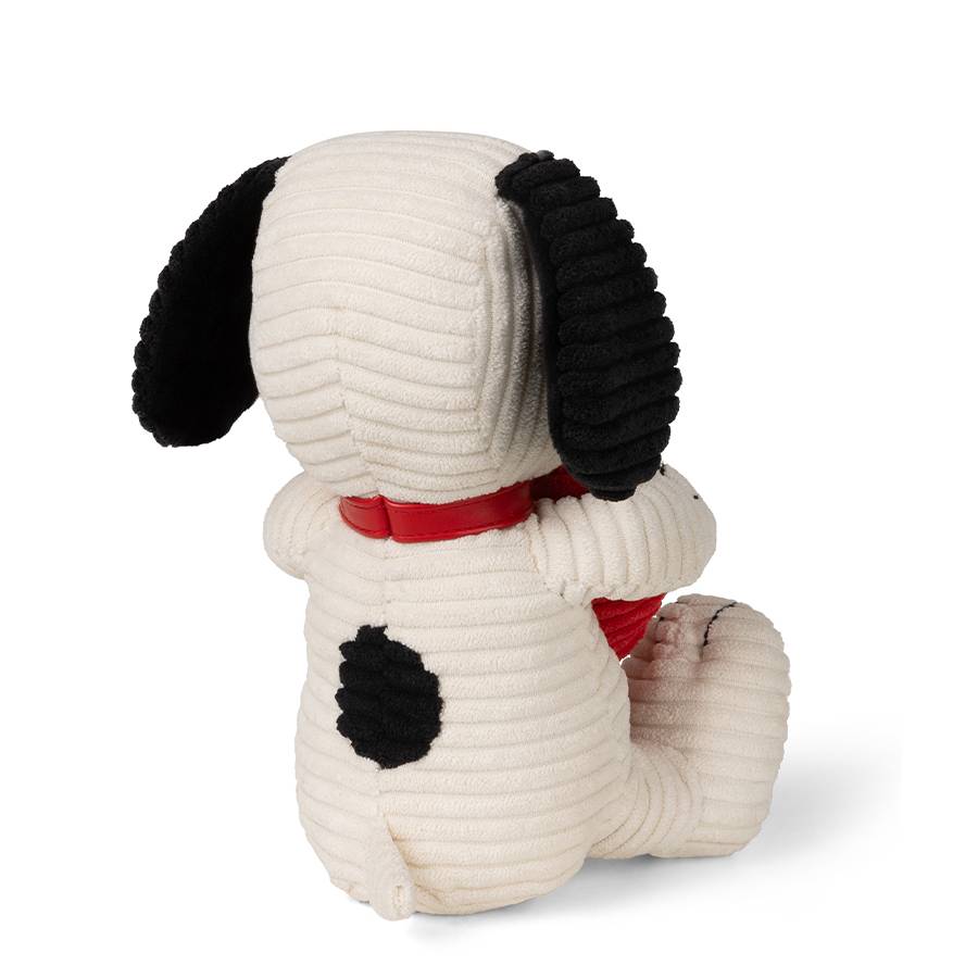 Peanuts Snoopy ECO Corduroy Cream with Heart 19cm