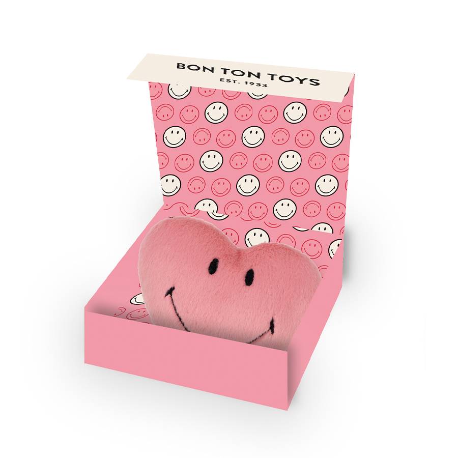 Smiley ECO Fuzzy Heart in Giftbox 12cm