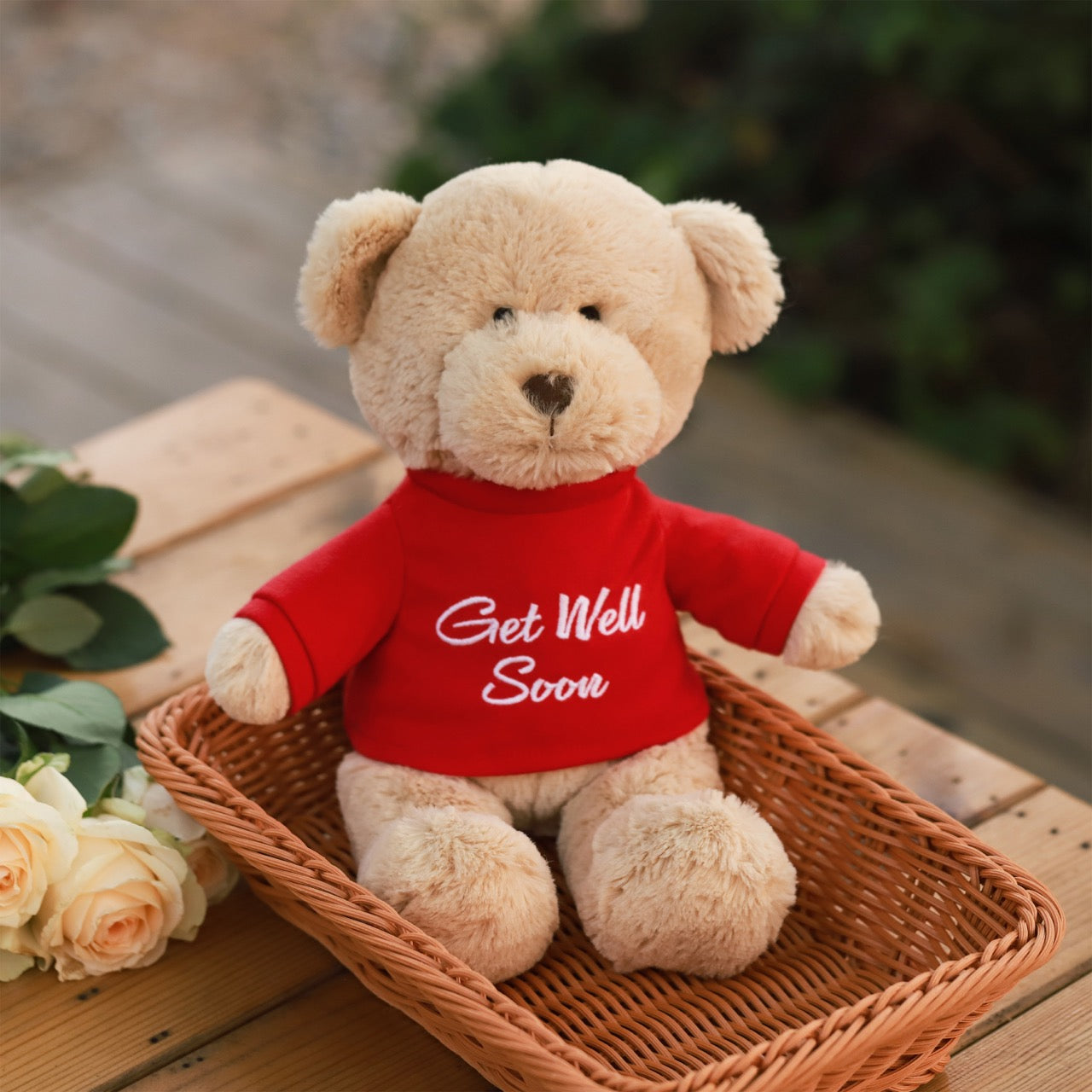"Get Well Soon" ECO Teddy Bear 12 Inches by Being Kids