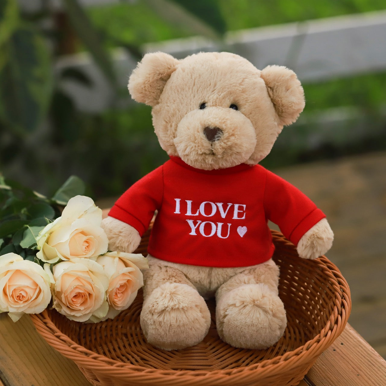 "I Love You" ECO Teddy Bear 12 Inches by Being Kids