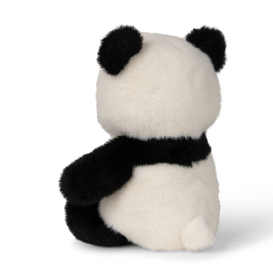 WWF ECO Fuzzy Panda Black 18cm