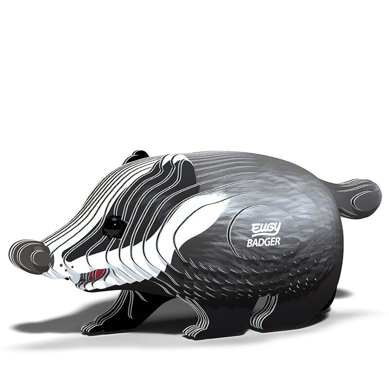 Eugy Dodoland Wild Badger 3d Puzzle