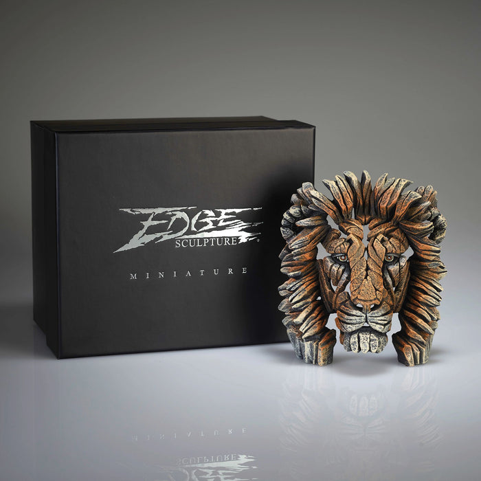 Edge Sculpture Miniature Lion Bust 13cm