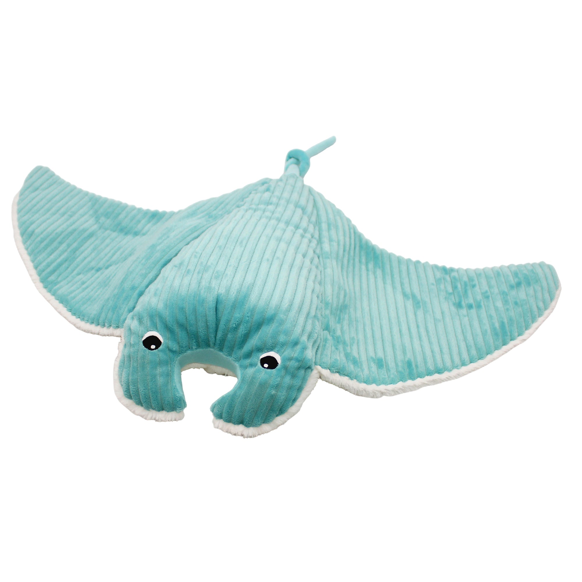 Les Deglingos Ptipotos The Manta Ray Mom & Baby Aqua 72cm