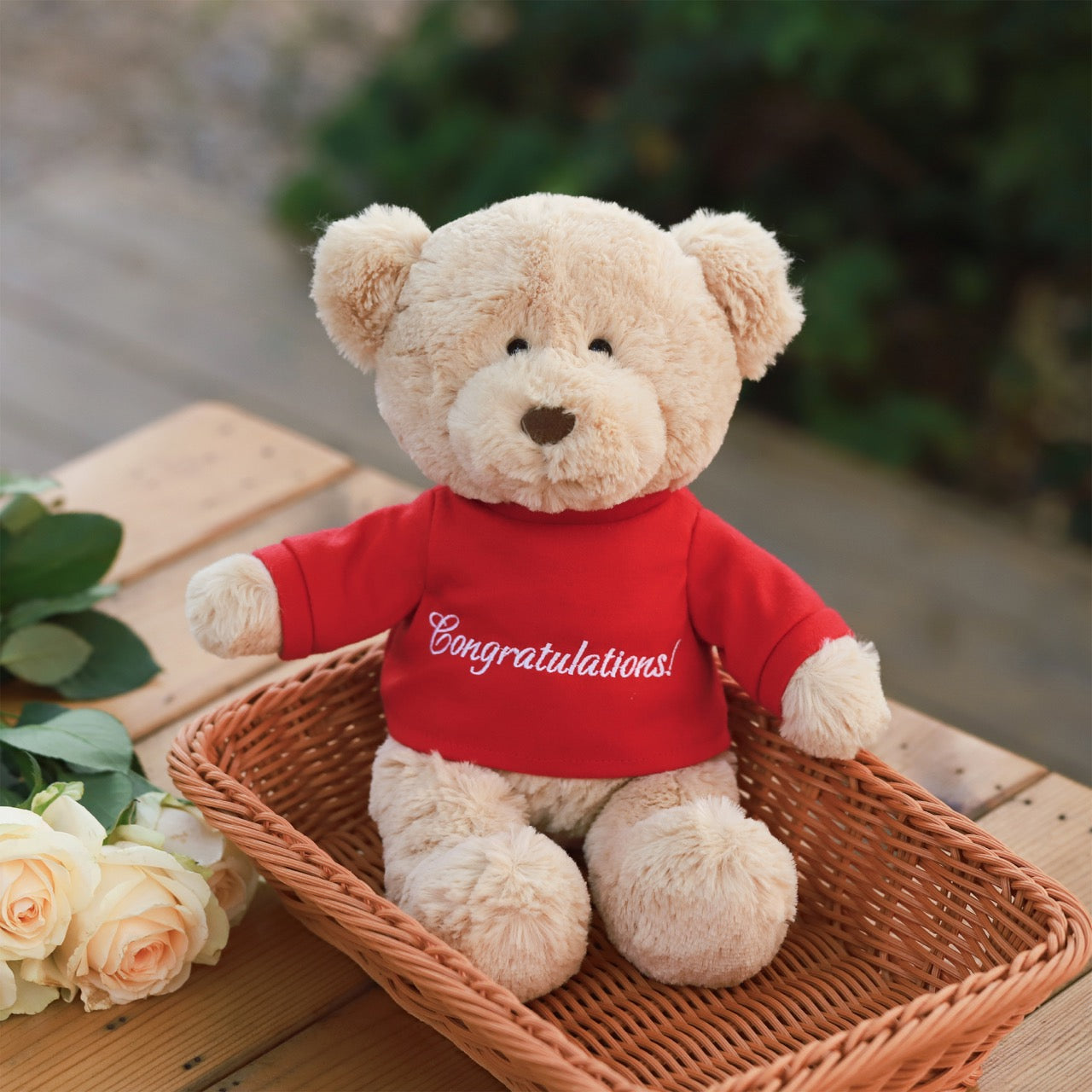 "Congratulations!" ECO Teddy Bear 12 Inches by Being Kids