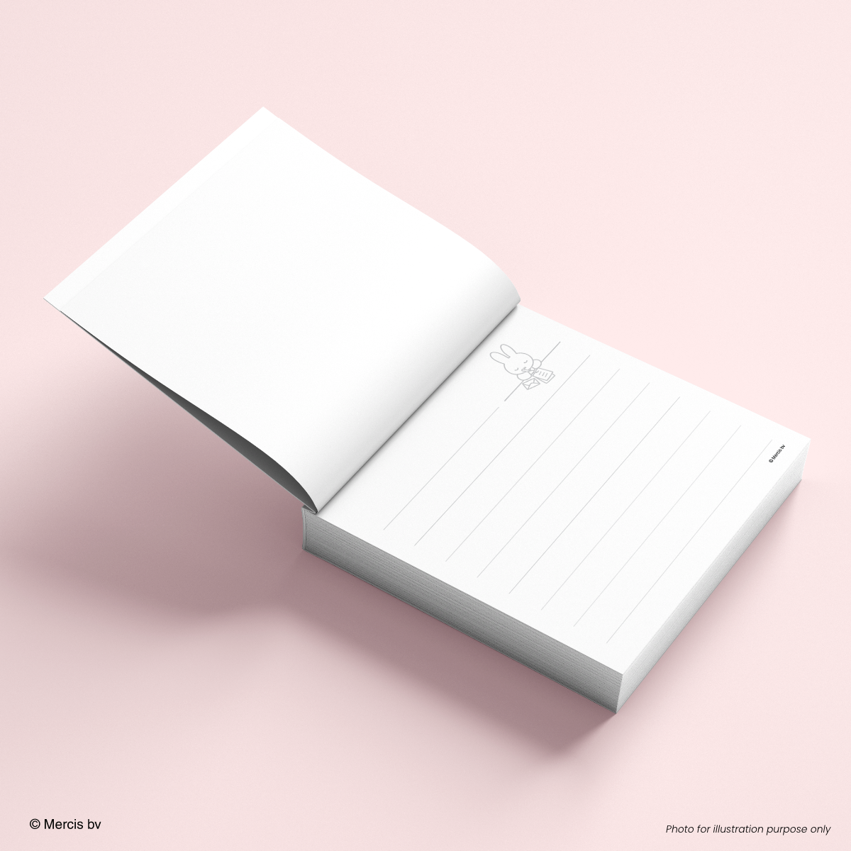 Miffy 70th Notepad Office Escapades 7cm