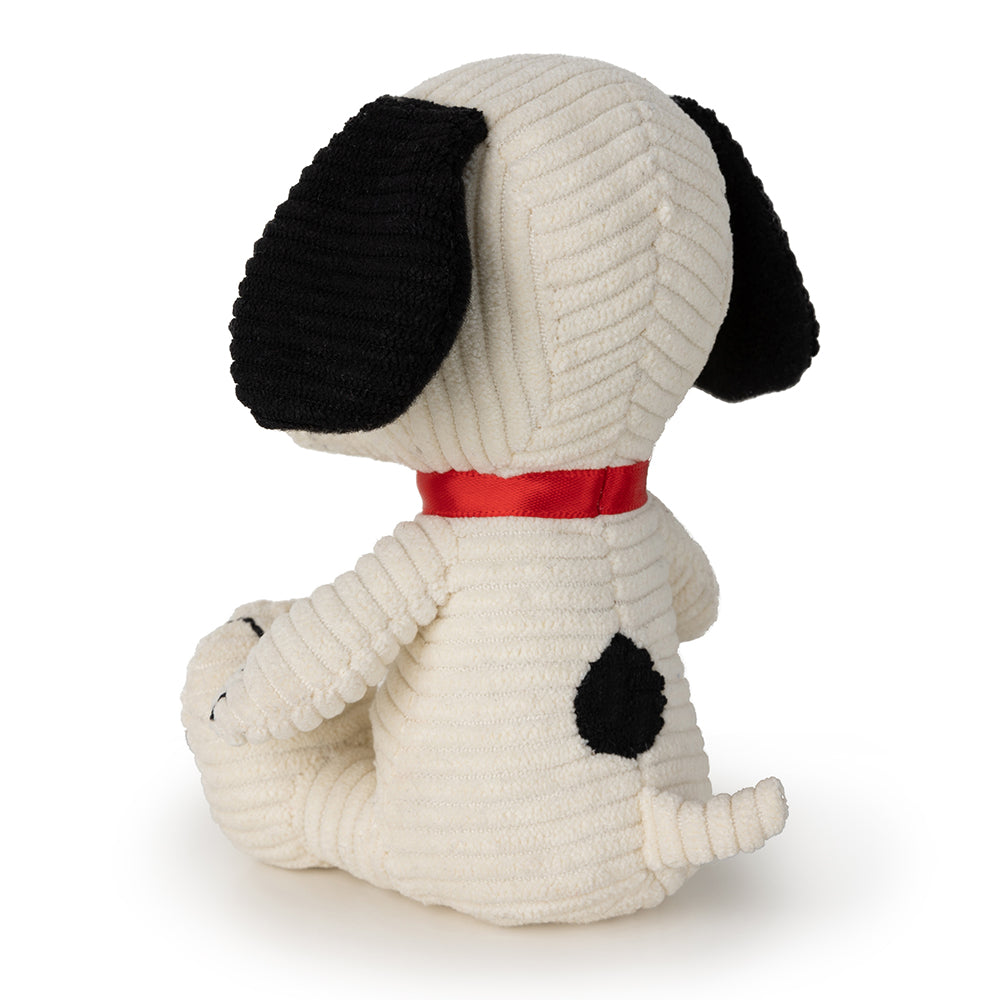 Peanuts Snoopy Sitting Corduroy Cream in Display 12cm