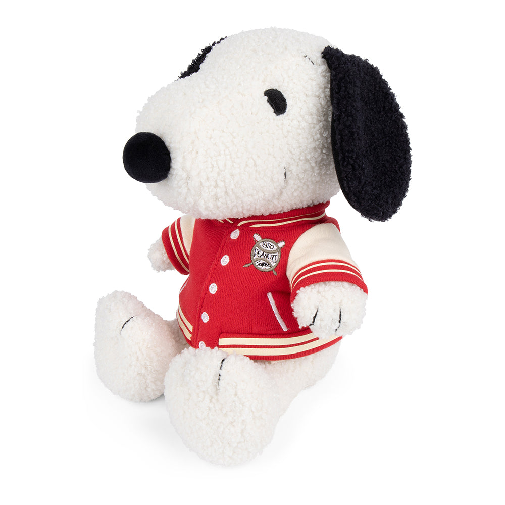 Peanuts Snoopy Sitting with Varsity Jacket 25cm