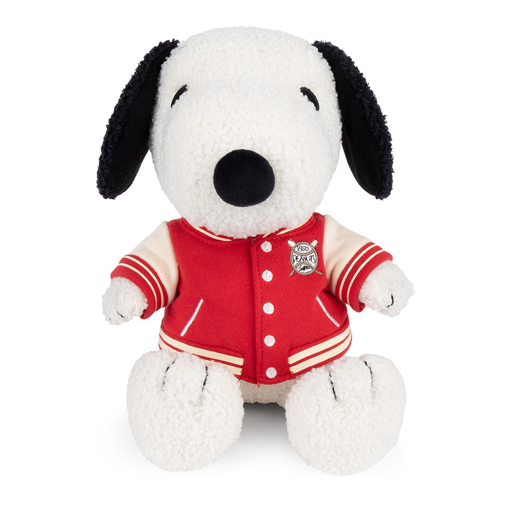 Peanuts Snoopy Sitting with Varsity Jacket 25cm