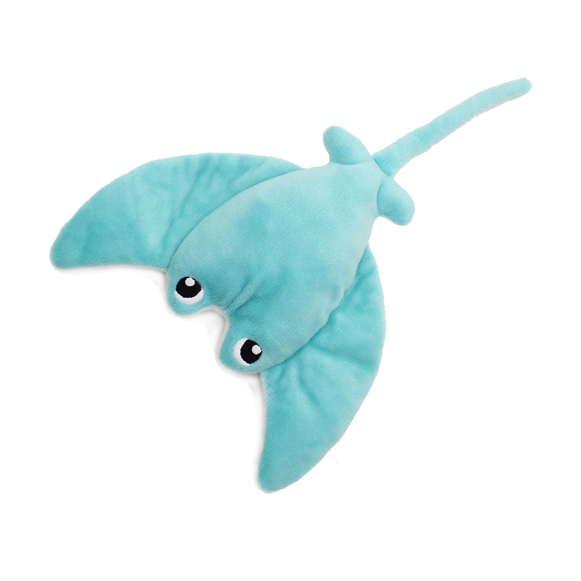Les Deglingos Ptipotos The Manta Ray Mom & Baby Aqua 72cm