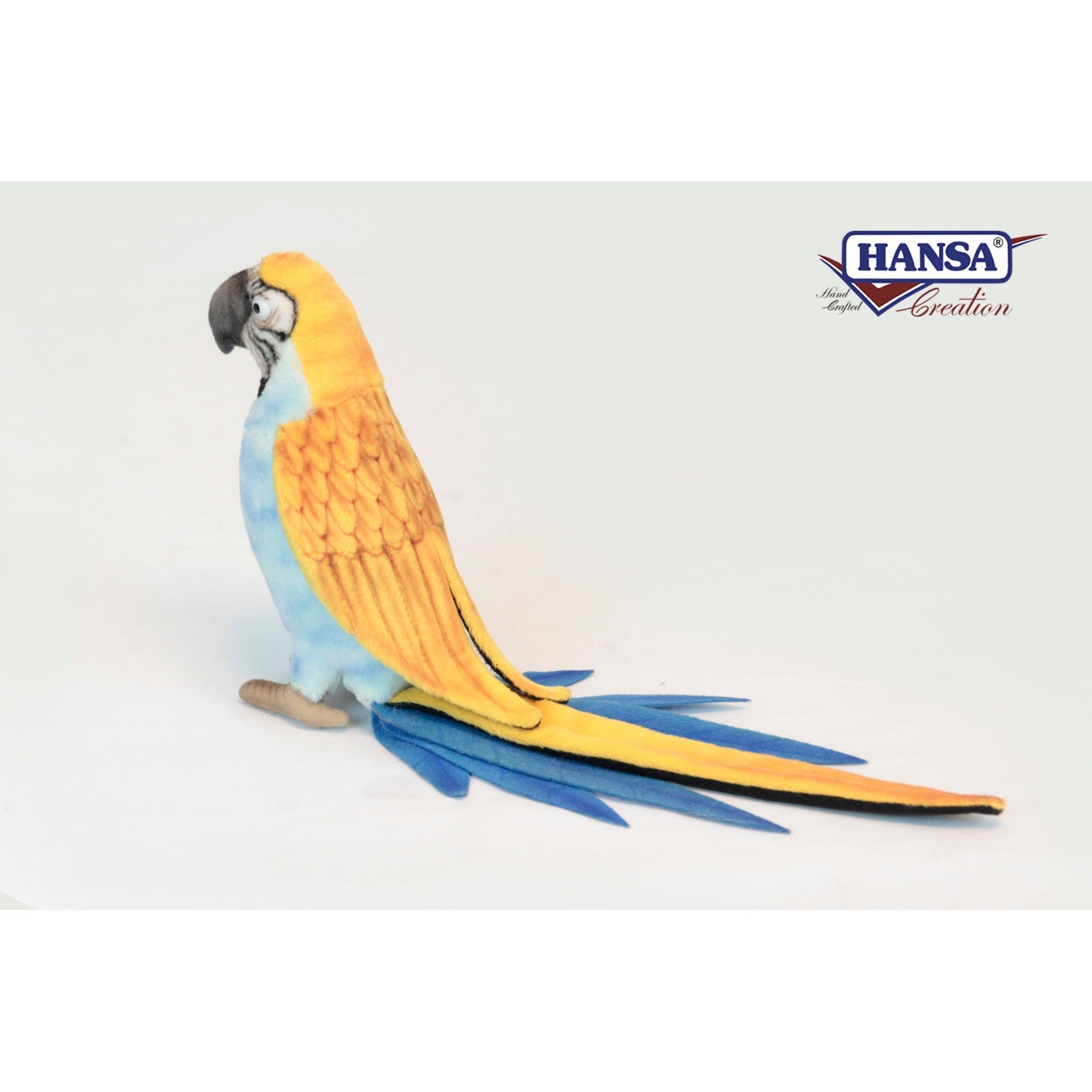 Hansa Parrot Blue Body 37cm.H