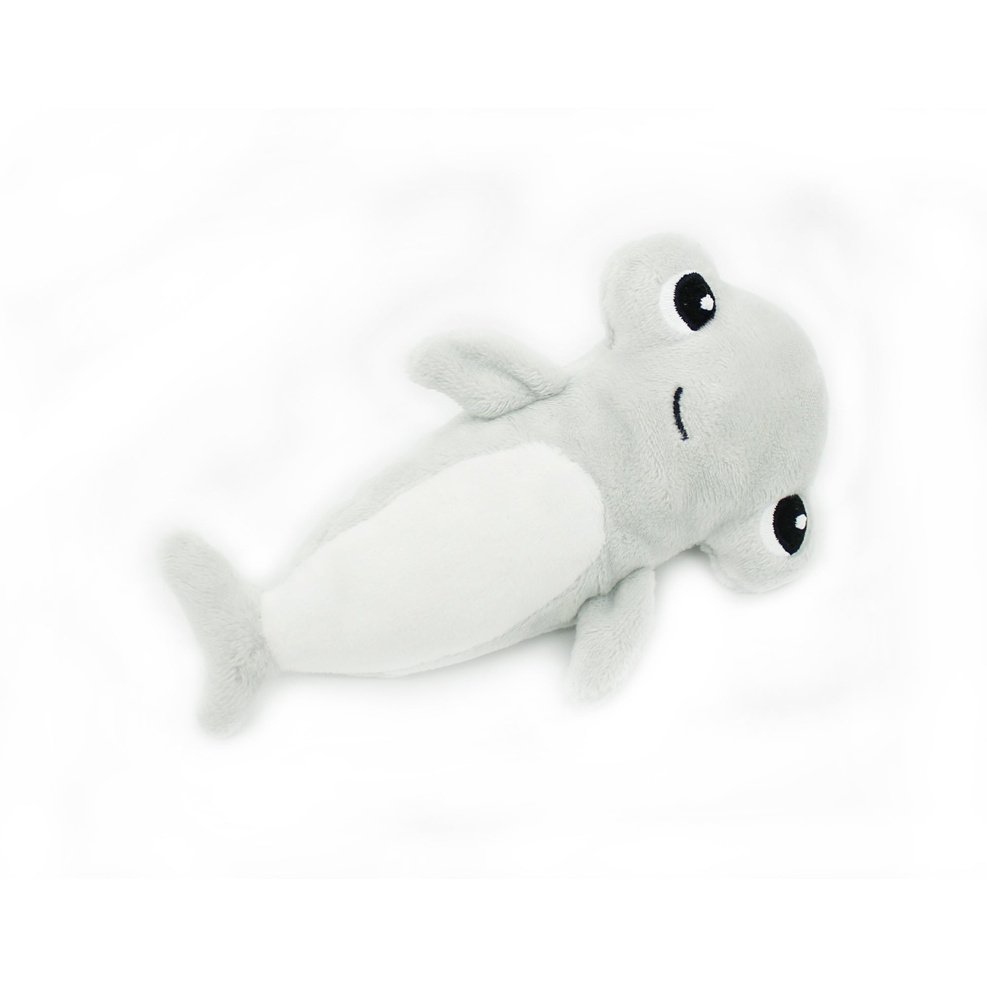 Les Deglingos Ptipotos The Hammerhead Shark Mom & Baby Light Grey 57cm