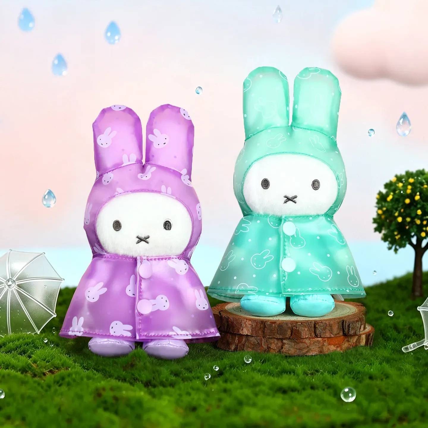 VIPO Miffy Raincoat Keychain Blind Box