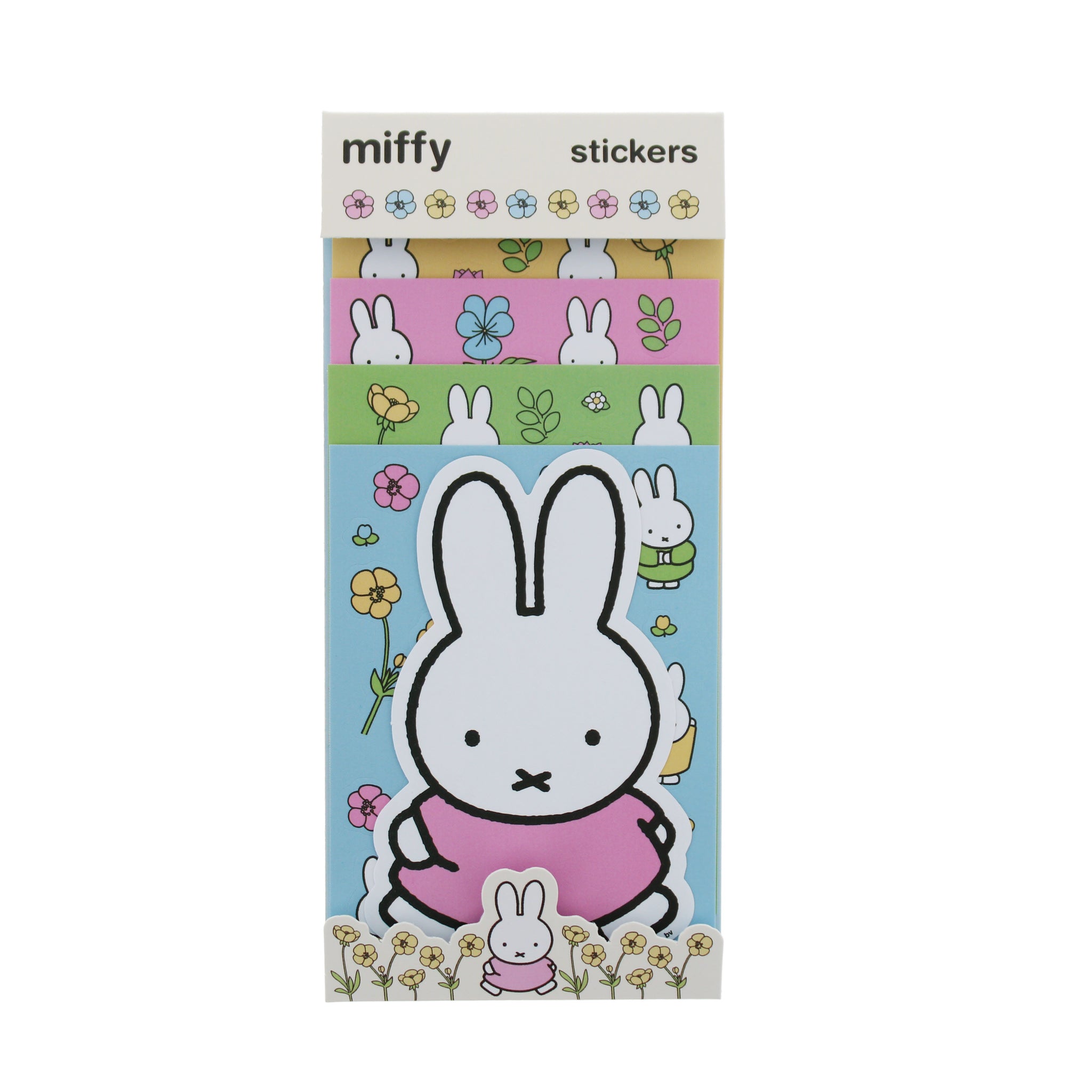 Miffy x Blueprint Collections Buttercup Sticker Set FSC MIX