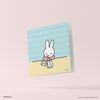 Miffy 70th Greeting Card Office Escapades 11cm