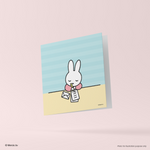 Miffy 70th Greeting Card Office Escapades 11cm