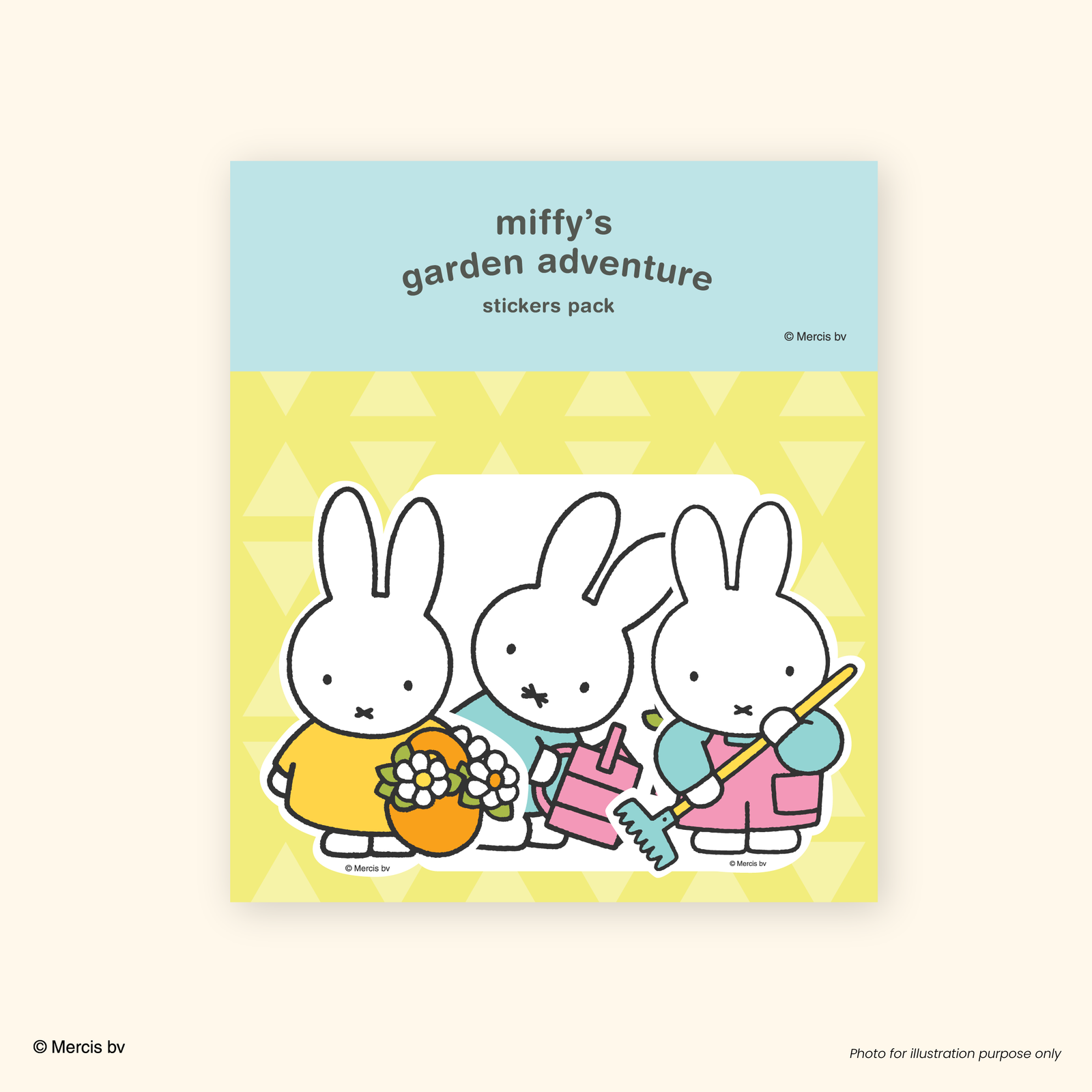 Miffy 70th Stickers Pack Garden Adventure
