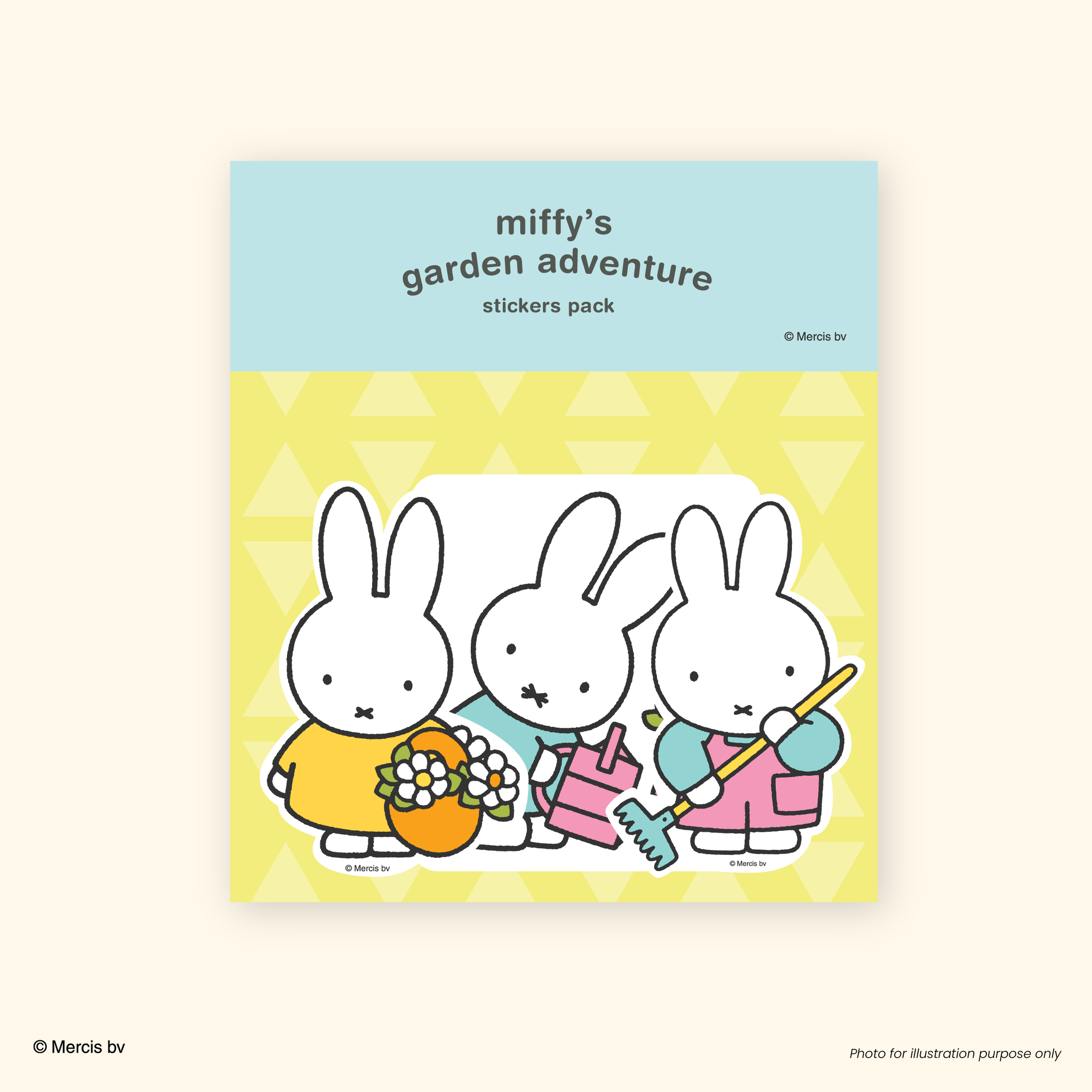 Miffy 70th Stickers Pack Garden Adventure