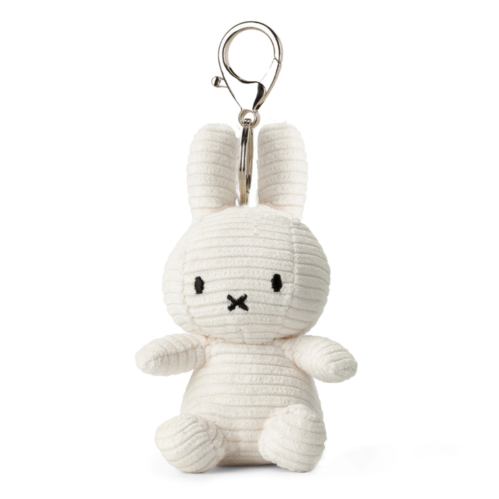 Miffy Keychain ECO Corduroy Offwhite 10cm
