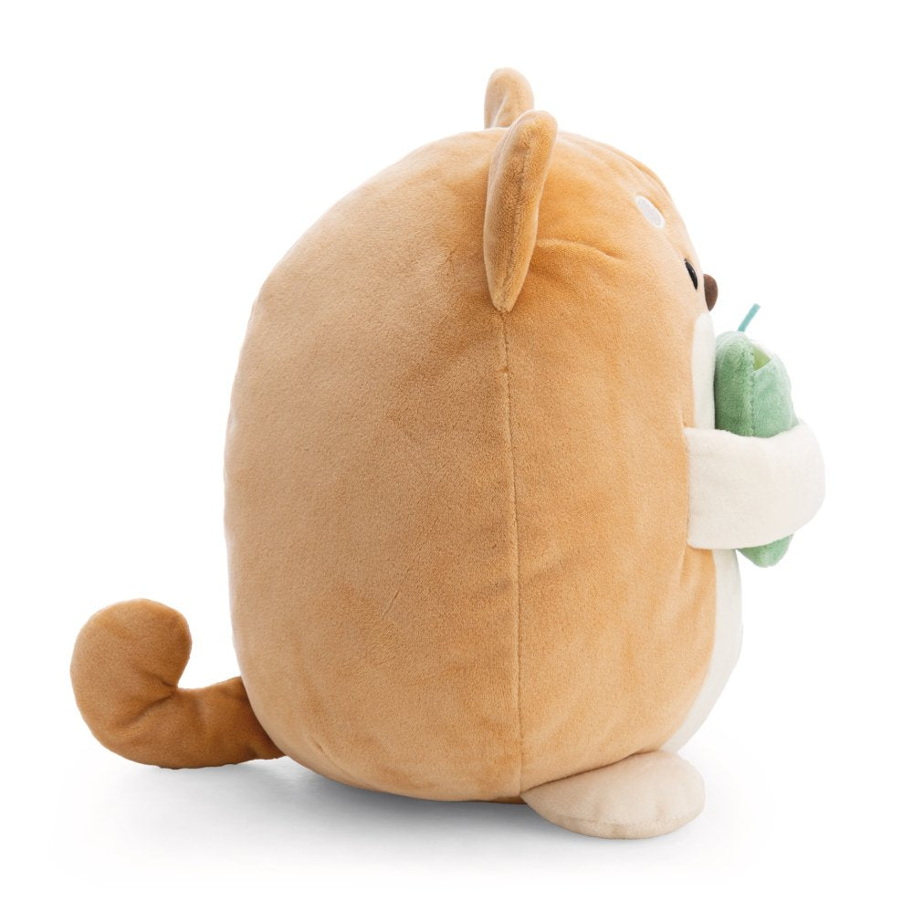 NICI Dog Hiro with Bubble Tea 27cm