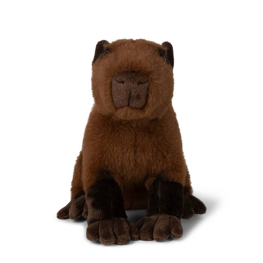 WWF Sitting Capybara with Beans Brown 23cm
