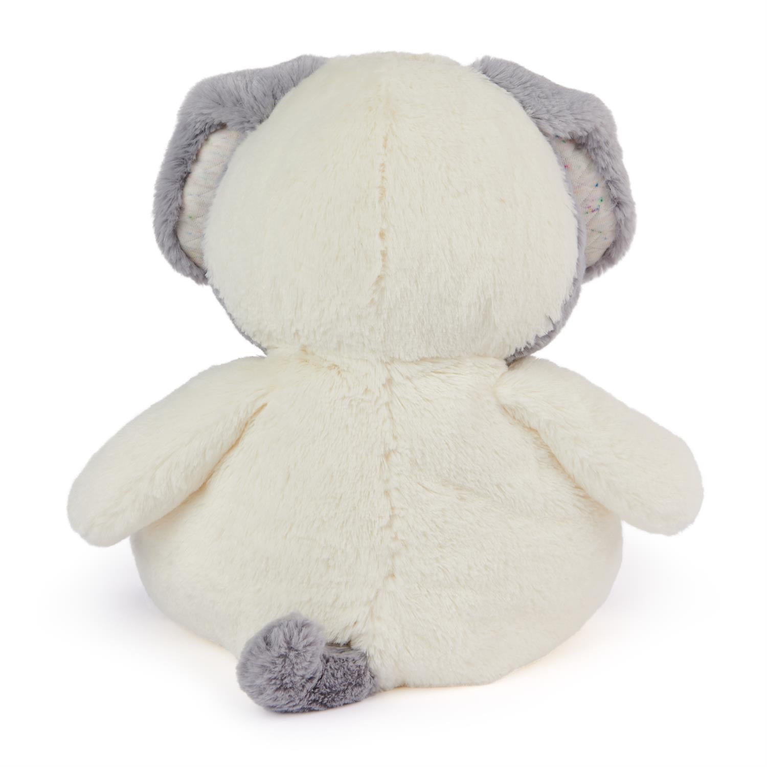 Baby Gund Oh So Snuggly Grey and White Puppy 12.5 Inches