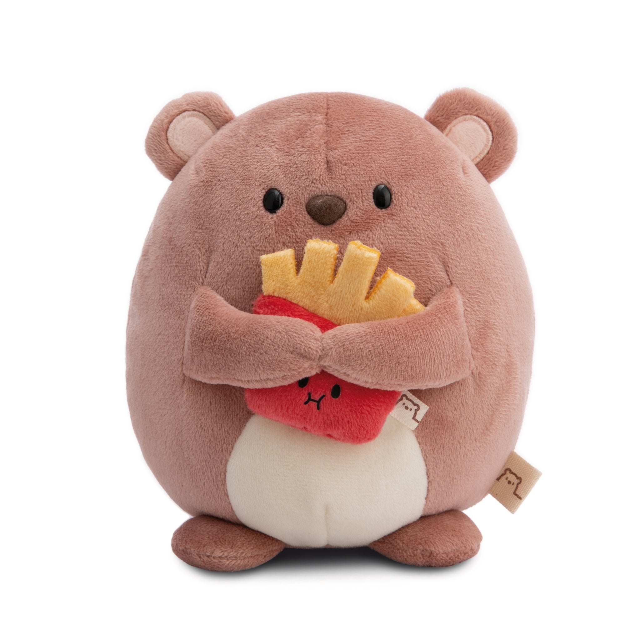 NICI Bear Nomo with French Fries in Giftbox 16cm