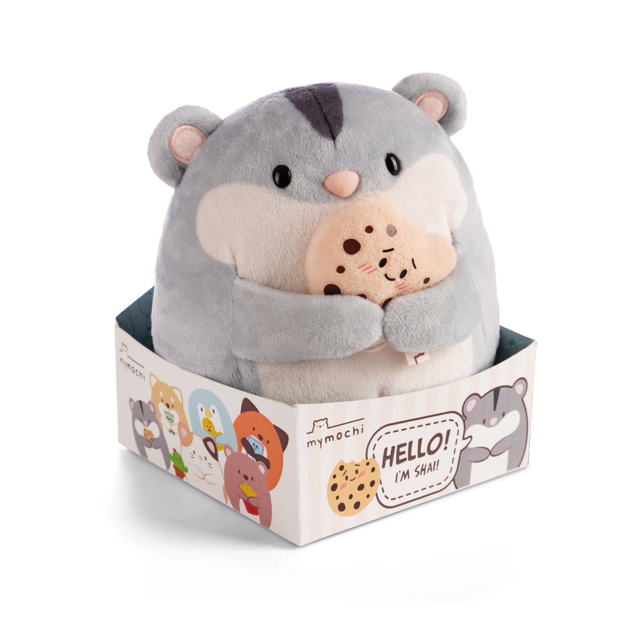 NICI Hamster Shai with Cookie in Giftbox 16cm
