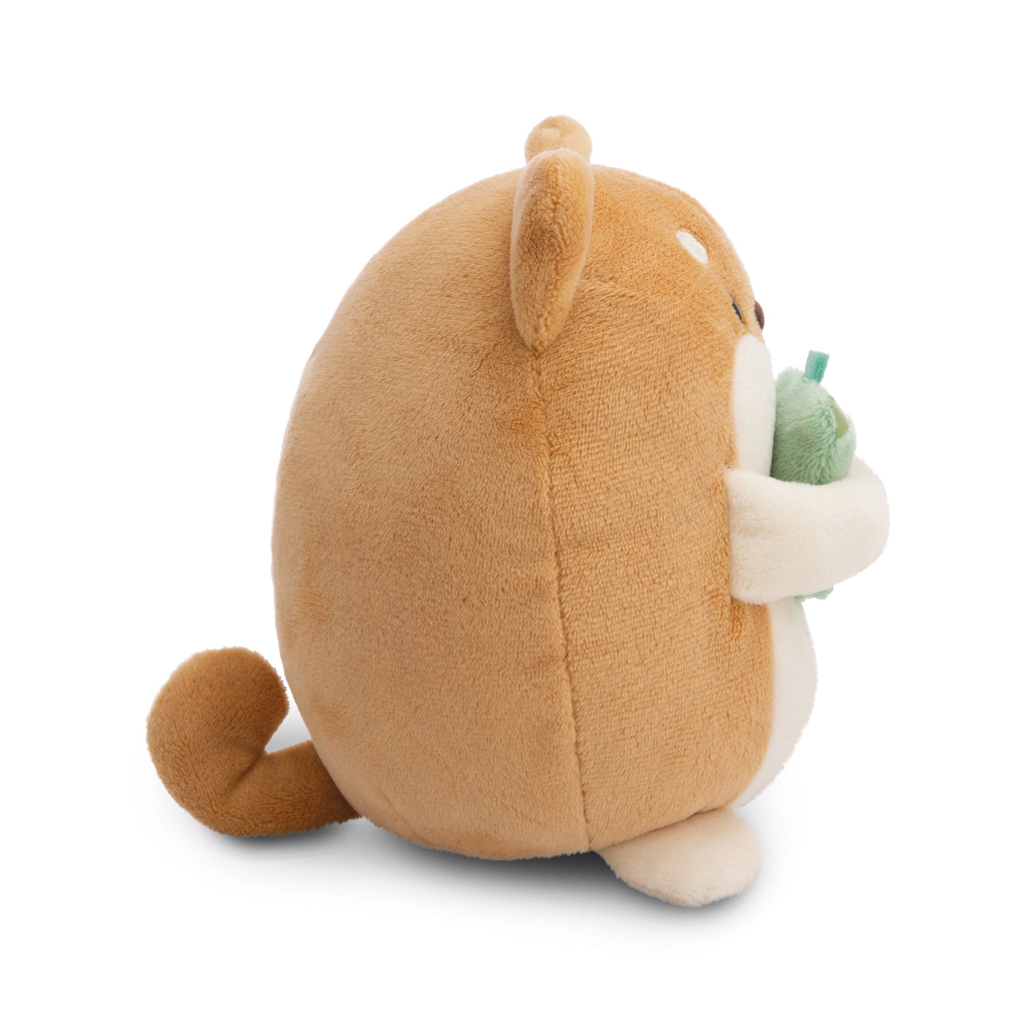 NICI Dog Hiro with Bubble Tea in Giftbox 16cm