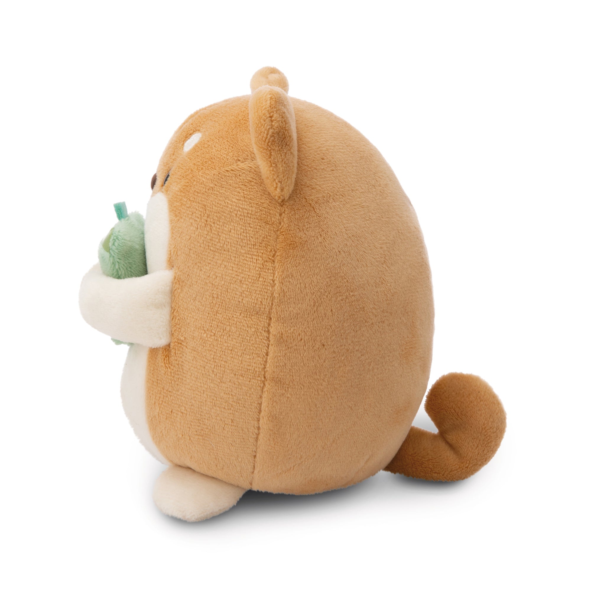 NICI Dog Hiro with Bubble Tea in Giftbox 16cm
