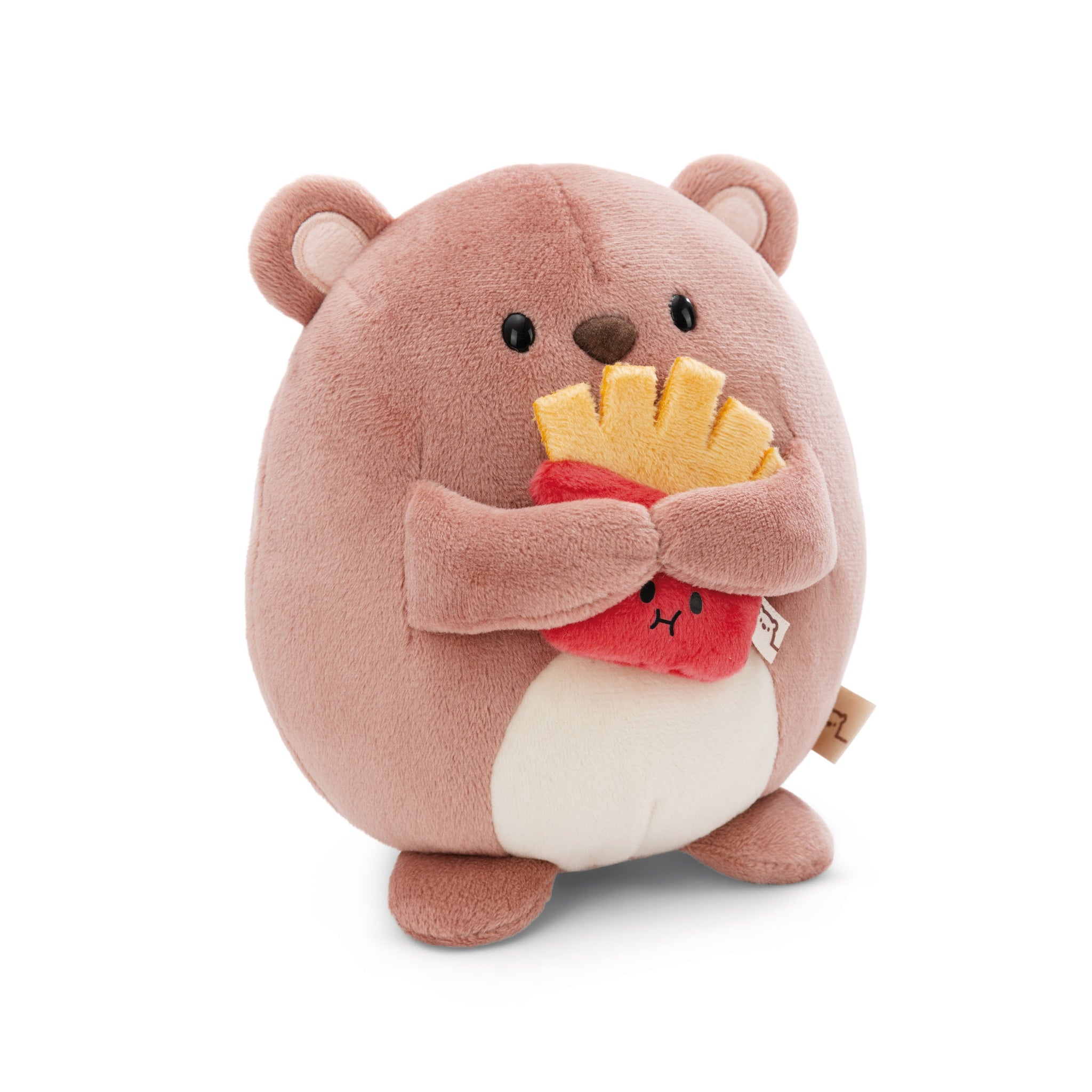 NICI Bear Nomo with French Fries 27cm