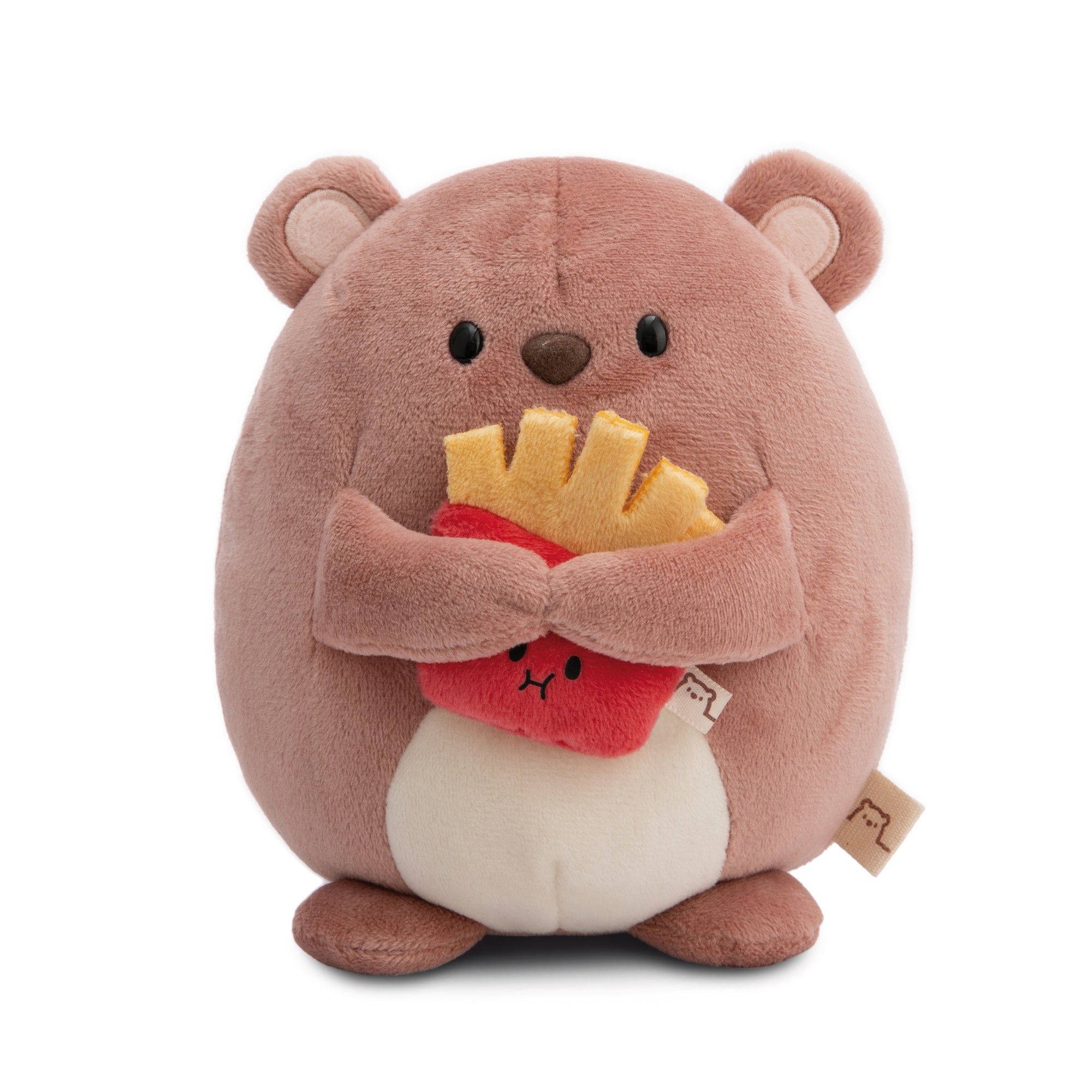 NICI Bear Nomo with French Fries 27cm
