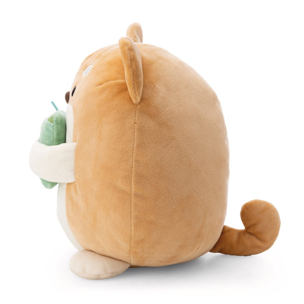 NICI Dog Hiro with Bubble Tea 27cm