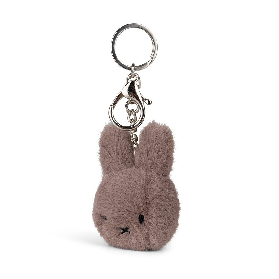 Miffy ECO Fuzzy Keychain Taupe 8cm