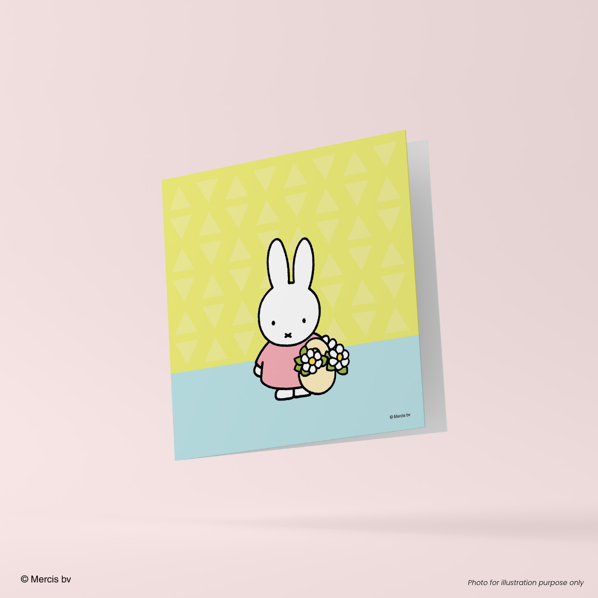 Miffy 70th Greeting Card Garden Adventure 11cm