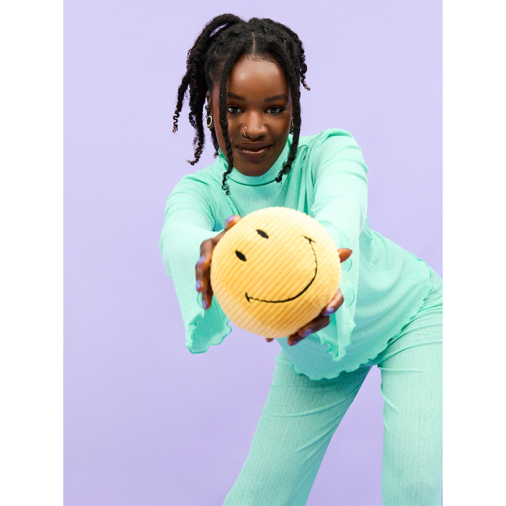 Smiley ECO Corduroy Yellow 13cm