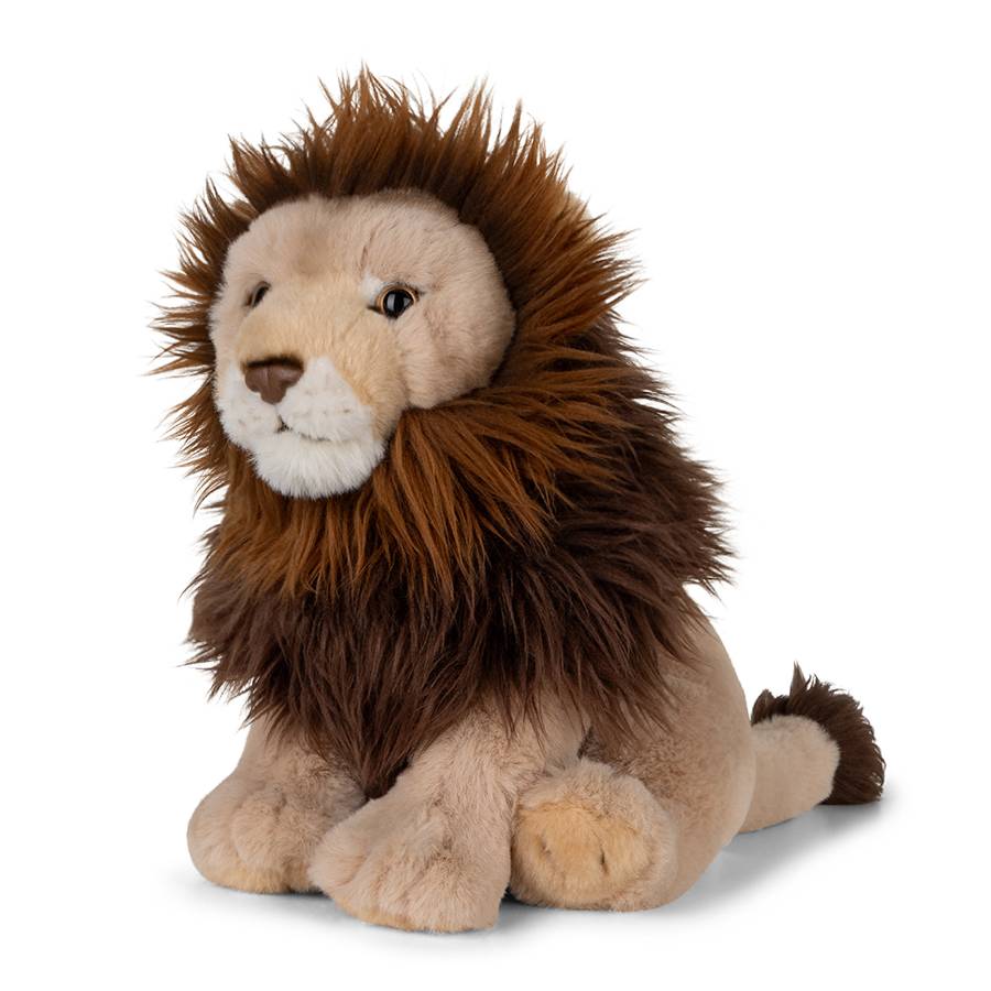 WWF Floppy Lion ECO with Beans Beige 23cm