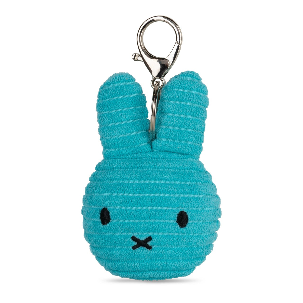 Miffy Flat Keychain ECO Corduroy Teal 10cm