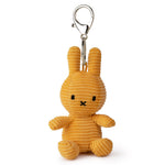 Miffy Keychain ECO Corduroy Yellow 10cm
