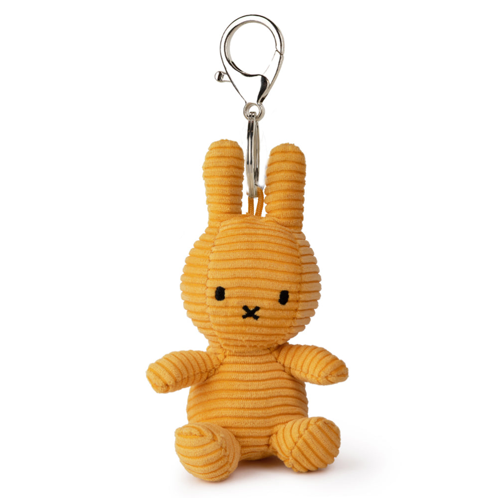 Miffy Keychain ECO Corduroy Yellow 10cm