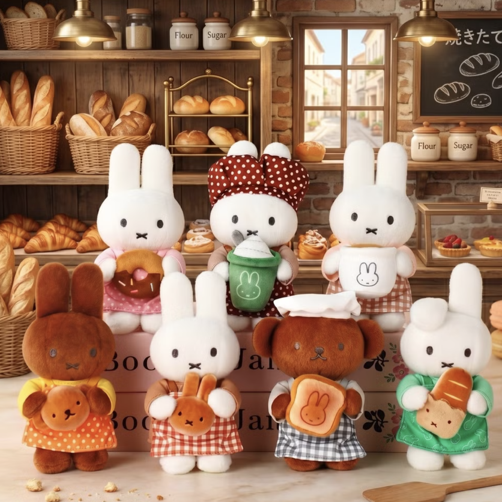 VIPO Miffy Bakery Keychain Blind Box CDU of 6