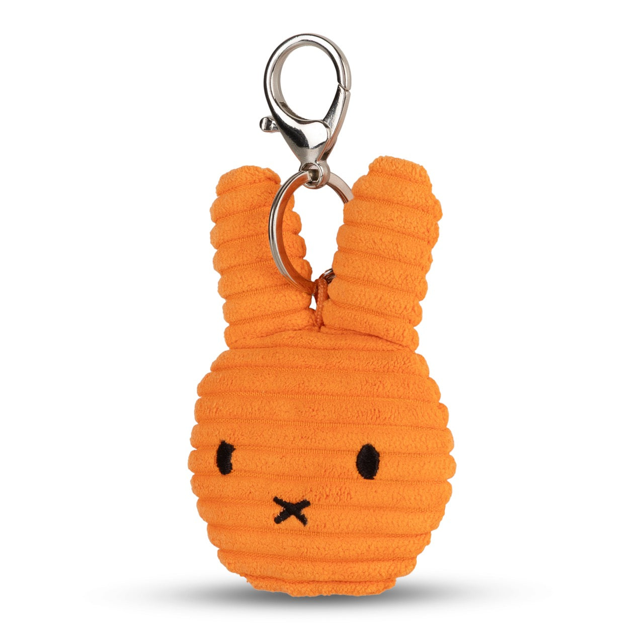 Miffy Flat Keychain ECO Corduroy Orange 10cm