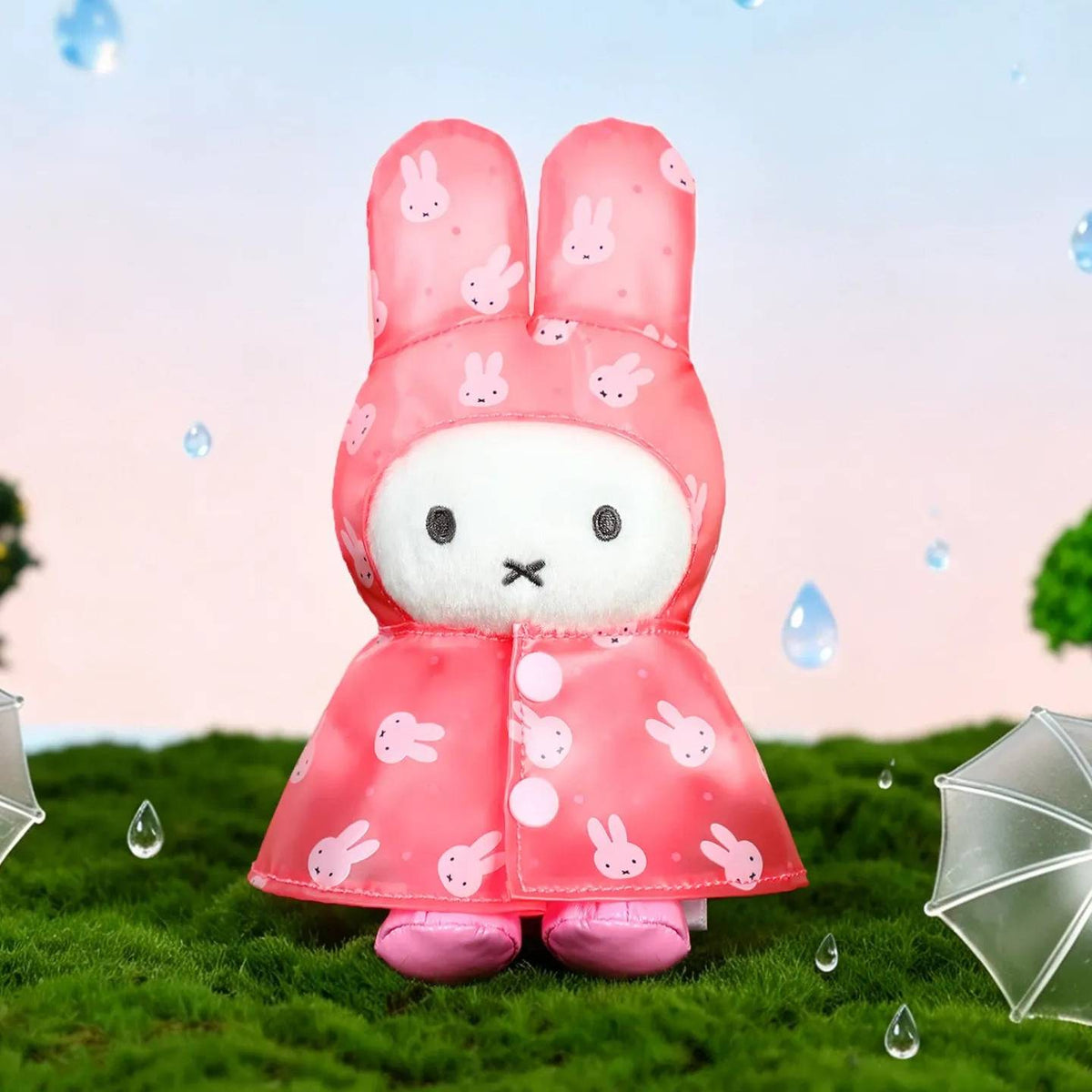 VIPO Miffy Raincoat Keychain Blind Box CDU of 6