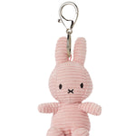Miffy Keychain ECO Corduroy Pink 10cm