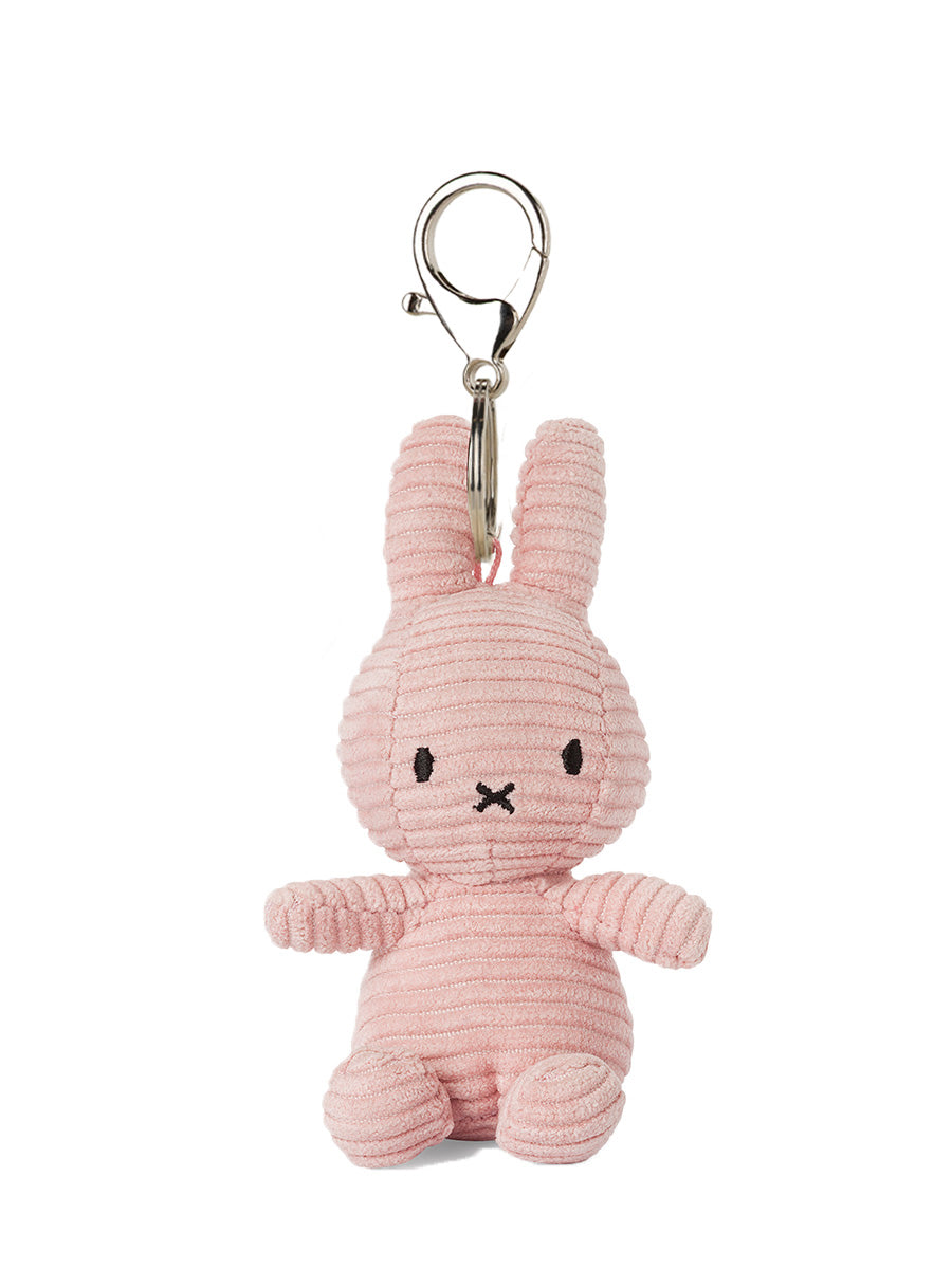 Miffy Keychain ECO Corduroy Pink 10cm