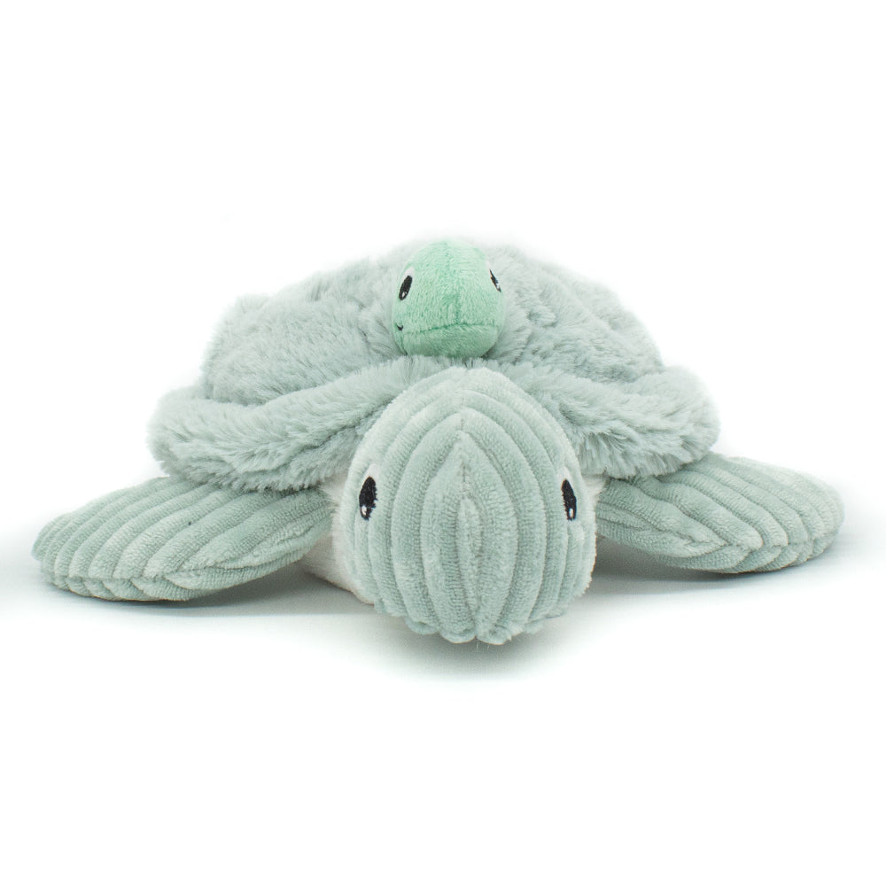 Les Deglingos Ptipotos The Turtle Mom & Baby Mint 30cm